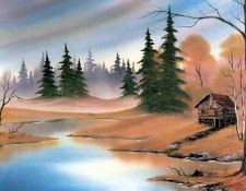 bob ross csg043 hunters haven. , 