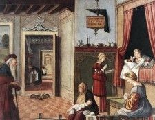 Birth of the Virgin WGA. Карпаччо, Витторе