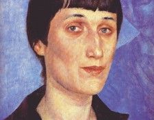 petrov-vodkin the poet anna akhmatova 1922. -, 