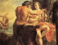 ma Batoni Education d Achille par Chiron. �����������, ������