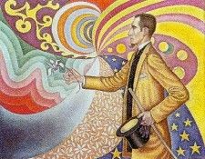 Signac Against the Enamel of a Background Rhythmic with Beat. , 