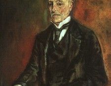 Kokoschka Portrait of Commerce Counselor Ebenstein, 1908, oi. �������, �����