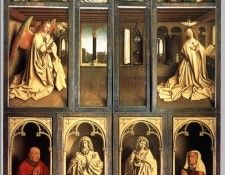 Eyck Jan van The Ghent Altarpiece (wings closed). ,  