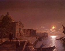 Pether Henry Moonlight In Venice. Pether, 