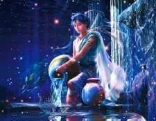 p Kagaya Zodiac Cal2002 02 Aquarius. , Joh