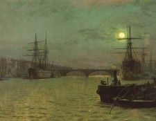 London Bridge - Half Tide.   