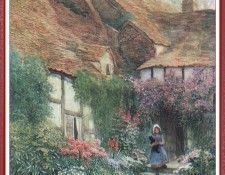 StrachanArthurClaude GirlWithCatAndDoves-We (f049). ,  