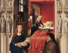 St John the Baptist Altarpiece left panel WGA. ������, ����� ��� ���