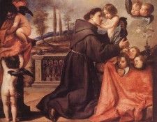 PEREDA Antonio de St Anthony Of Padau With Christ Child. ������, ������� ��