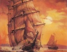 c mtn a tea clipper in the chinese waters. , 