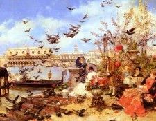 Gil Jose Benlliure y An Outing To The Island Of San Giorgio Maggiore.   Benlliure 