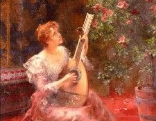 Kiesel Conrad The Lute Player. Kiesel, 