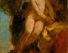 Delacroix Andromeda, ca 1852, 32.5x24.8 cm, Museum of Fine A. , 