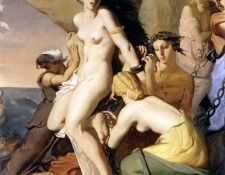 Chasseriau Theodore Andromeda Chained to the Rock by the Nereids 1840. Chasseriau, ������