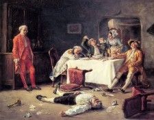 Dansaert Leon The Duel. Dansaert,  
