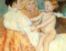 Cassatt Mary Mother Sara and the Baby counterproof.  