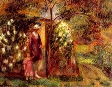 Glackens William J Two In A Garden. Glackens, 