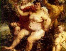 Rubens Bacchus 1638-40, Hermitage, St. Petersburg. ,  