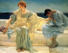 Lawrence Alma-Tadema - Ne me demande plus (detail), De. - 