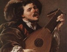 TERBRUGGHEN LUTEPLAYER, NG LONDON. Terbrugghen, 