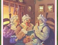 DelamareDavid-03-Three French hens-Weawwsa. �������, �����
