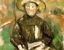 CeZANNE CHILD WITH STRAW HAT,1895, GALERIE YOSHII, TOKYO  VE. Сезанн, Поль