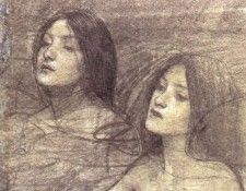 Hylas and the nymphs study JW. ,  