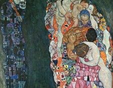 Klimt Death and Life, painted before 1911 and revised 1915, . , 