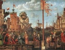 Meeting of the Betrothed Couple and the Departure of the Pilgrims WGA. , 