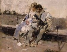 Camarlench Ignacio Pinazo Enamorados. Camarlench,  Pinazo
