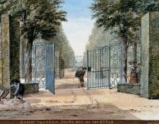 Schouman Aert View of iron gate Sun. Schouman, 