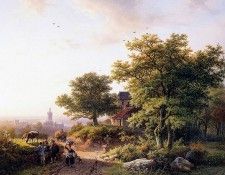 Koekkoek Barend Middelburg Kleef Sun . Koekkoek, Barend 