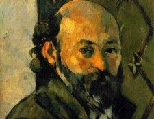 Cezanne Selfportrait, ca 1879, 5x27 cm, Tate gallery. ������, ����