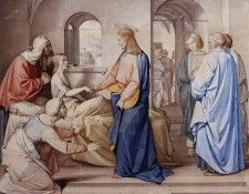 OVERBECK Friedrich Christ Resurrects The Daughter Of Jairu. �������, �������