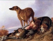 Ansdell Richard A man and his dogs Sun. Ansdell, ������