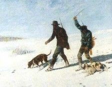 COURBETbracconieri sulla neve. �����, ������