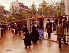 Beraud Jean Sortant De La Madeleine, Paris.  