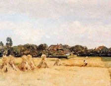 Vreedenburgh Cornelis Corn Sheafs In Gooi Sun. Vreedenburgh, ��������