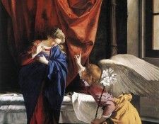 GENTILESCHI Orazio Annunciation. , 