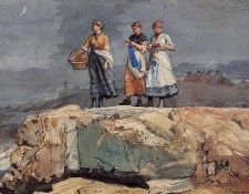 Homer Winslow Where are the Boats aka On the Cliffs. , 