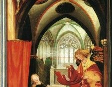 The Annunciation WGA. Грюневальд, Маттиас