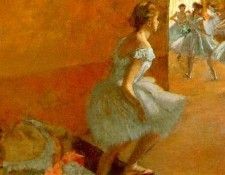 Degas Dancers Climbing the Stairs, approx. 1886-90, oil on c. , --