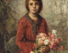 Harlamoff Alexej Artist-s daughter. ��������, ������� Alexeivich