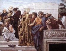 Raphael La Disputa detail13. �������