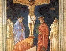 Crucifixion and Saints WGA. ,  