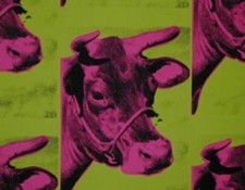 Andy Warhol Cow wallpaper sm. ������, ����