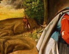 GIORGIONE THE ADORATION OF THE SHEPHERDS, DETALJ 2. ���������