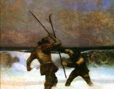 N.C.Wyeth Two Knights Dueling, 1917 sqs. ,  