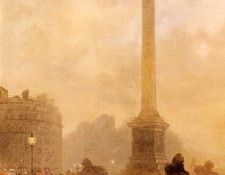Barton Rose Maynard Nelsons Column In A Fog.   