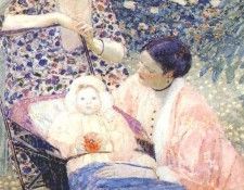 frieseke the mother 1915. Frieseke,  